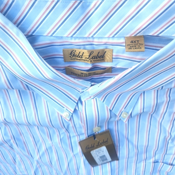 Roundtree and York Gold Label Men's Dress Shirt - Picture 4 of 5